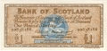 Bank Of Scotland 1 Pound Notes 1 Pound, 13. 2.1964